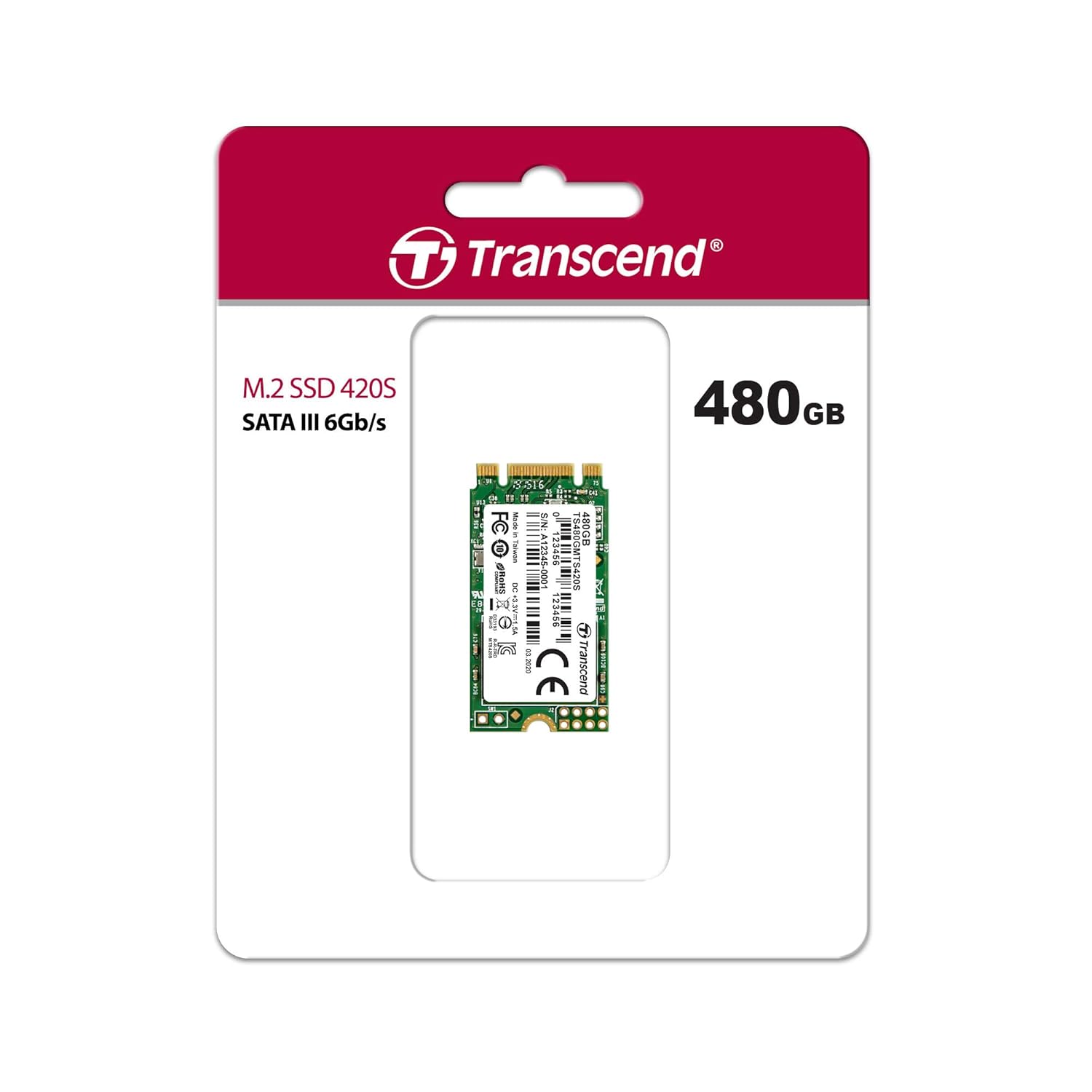 Transcend MTS420S M.2 2242 SATAIII Internal SSD with RAID Engine 3D NAND TLC | Up to 530 MB/s | 120GB 240GB 480GB Transcend MTS420S M.2 2242 SATAIII Internal SSD with RAID Engine 3D NAND TLC | Up to 530 MB/s | 120GB 240GB 480GB